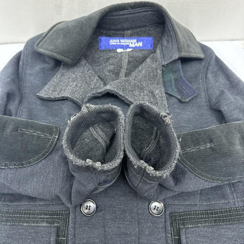 ジュンヤワタナベコムデギャルソンマン JUNYA WATANABE COMME des GARCONS MAN コート コート一般 11AW コンビネーション デザイン ウール Pコート WH-C013 S 黒 / ブラック / black メンズ USED 古着 中古 50169280