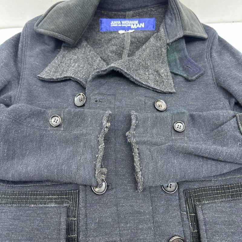 ジュンヤワタナベコムデギャルソンマン JUNYA WATANABE COMME des GARCONS MAN コート コート一般 11AW コンビネーション デザイン ウール Pコート WH-C013 S 黒 / ブラック / black メンズ USED 古着 中古 50169280