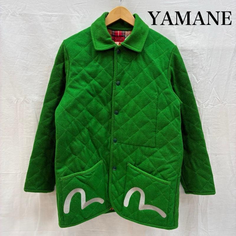 ヤマネ YAMANE ジャケット、上着 ジャンパー、ブルゾン カモメ 刺繍 キルティング 中綿 ジャケット カバーオール 38 メンズ USED 古着 中古 50169283