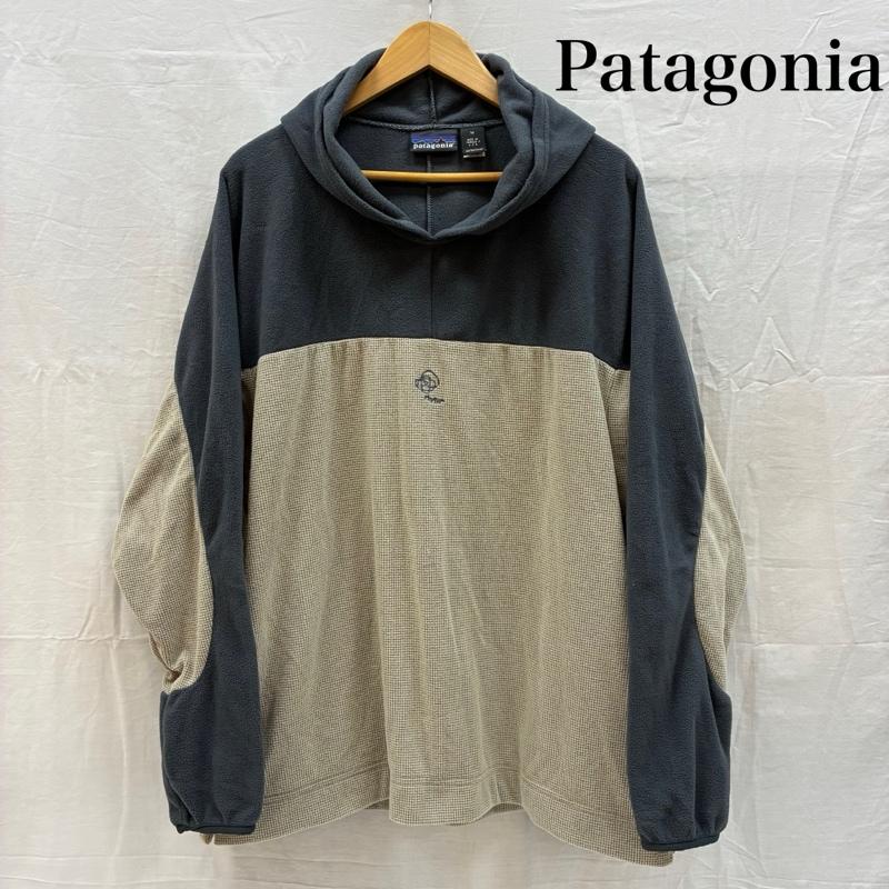 パタゴニア patagonia パーカー 長袖 00s 01ss USA製 Rhythm Lost arrow pullover リズム ロストアロー プルオーバー フリース パーカー M メンズ USED 古着 中古 50169284