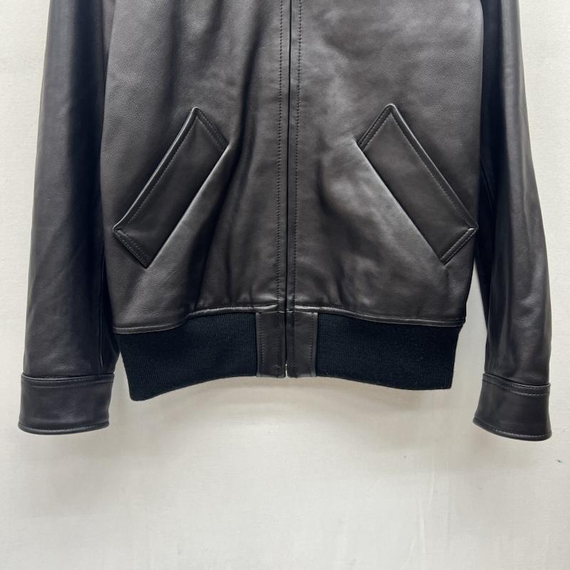 アーペーセー A.P.C. ジャケット、上着 ライダース シープスキン レザー モトブルゾン S 黒 / ブラック / black メンズ USED 古着 中古 50169287