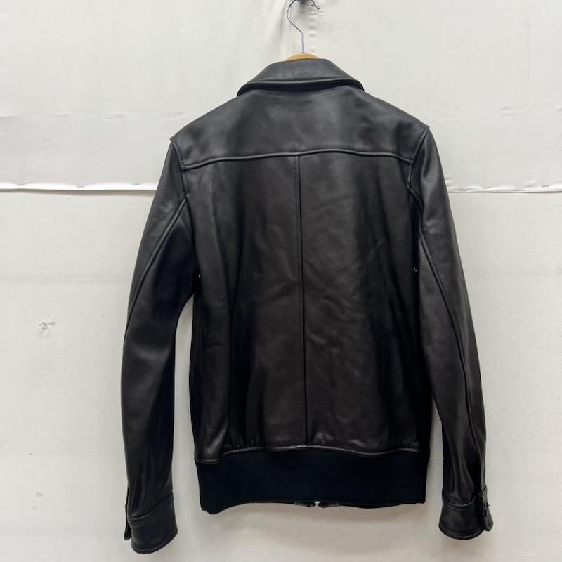 アーペーセー A.P.C. ジャケット、上着 ライダース シープスキン レザー モトブルゾン S 黒 / ブラック / black メンズ USED 古着 中古 50169287