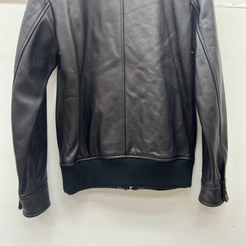 アーペーセー A.P.C. ジャケット、上着 ライダース シープスキン レザー モトブルゾン S 黒 / ブラック / black メンズ USED 古着 中古 50169287