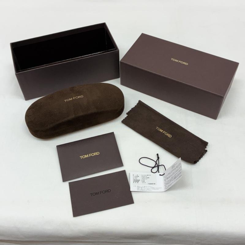 トム フォード TOM FORD めがね・サングラス めがね TF5862-D-B / 020 アジアンフィット スクエア クリア メタル フレーム メガネ - メンズ USED 古着 中古 50169290