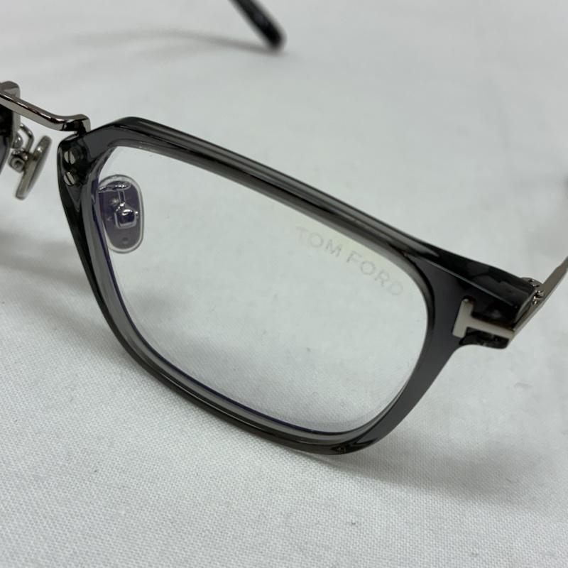 トム フォード TOM FORD めがね・サングラス めがね TF5862-D-B / 020 アジアンフィット スクエア クリア メタル フレーム メガネ - メンズ USED 古着 中古 50169290