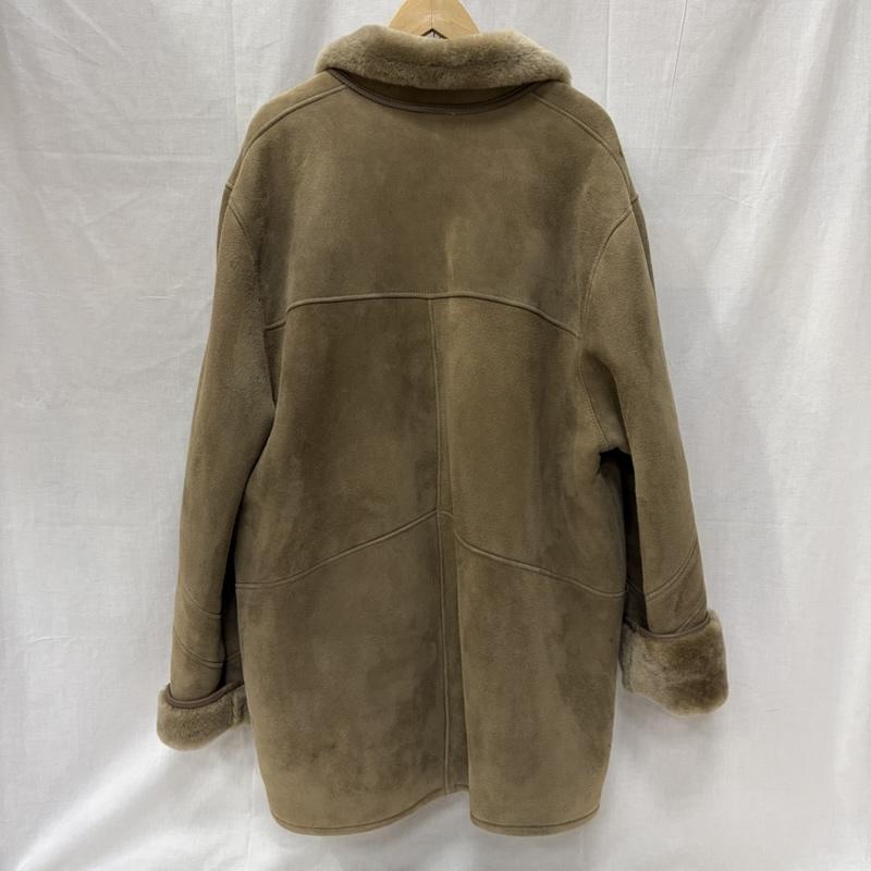 古着 USED ジャケット、上着 レザージャケット DOWN UNDER リアル ムートン ショールカラー コート XL メンズ USED 古着 中古 50169291