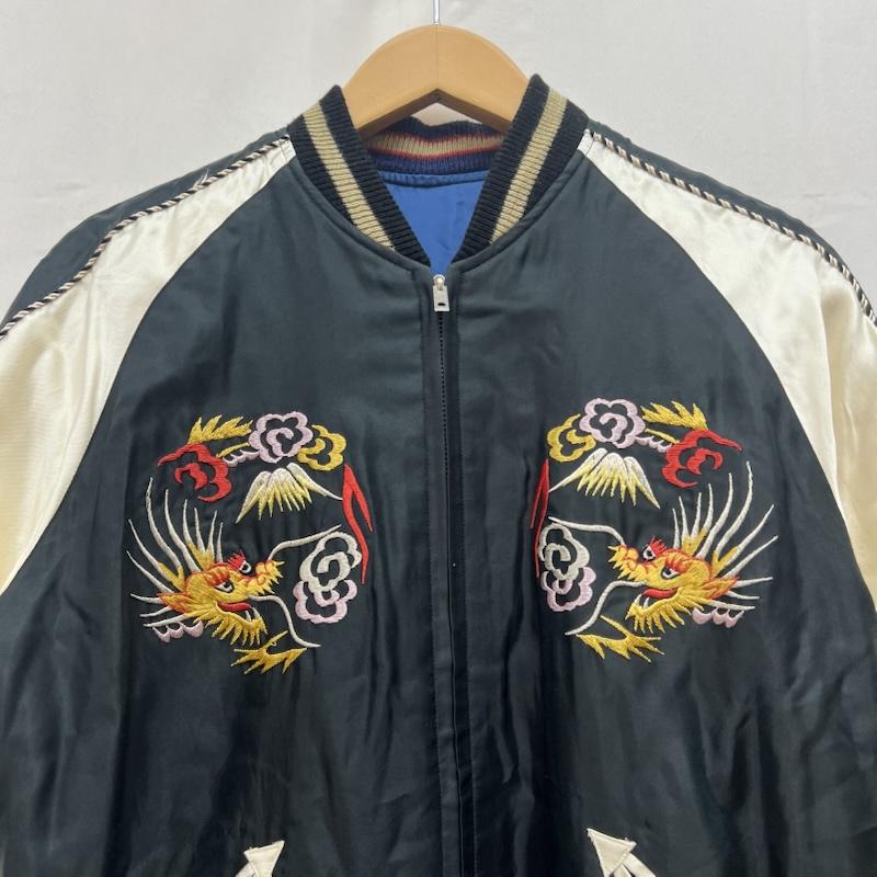 テーラートウヨウ TAILOR TOYO ジャケット、上着 ジャンパー、ブルゾン TT13714JS 虎 龍 リバーシブル スカジャン 東洋 S 青 / ブルー / blue X 黒 / ブラック / black メンズ USED 古着 中古 50169292