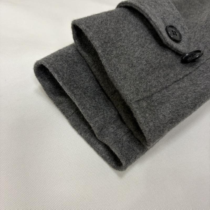 セオリー theory コート トレンチコート 01-2309622 カシミヤ 100％ トレンチコート S 灰 / グレー / gray レディース USED 古着 中古 50169296