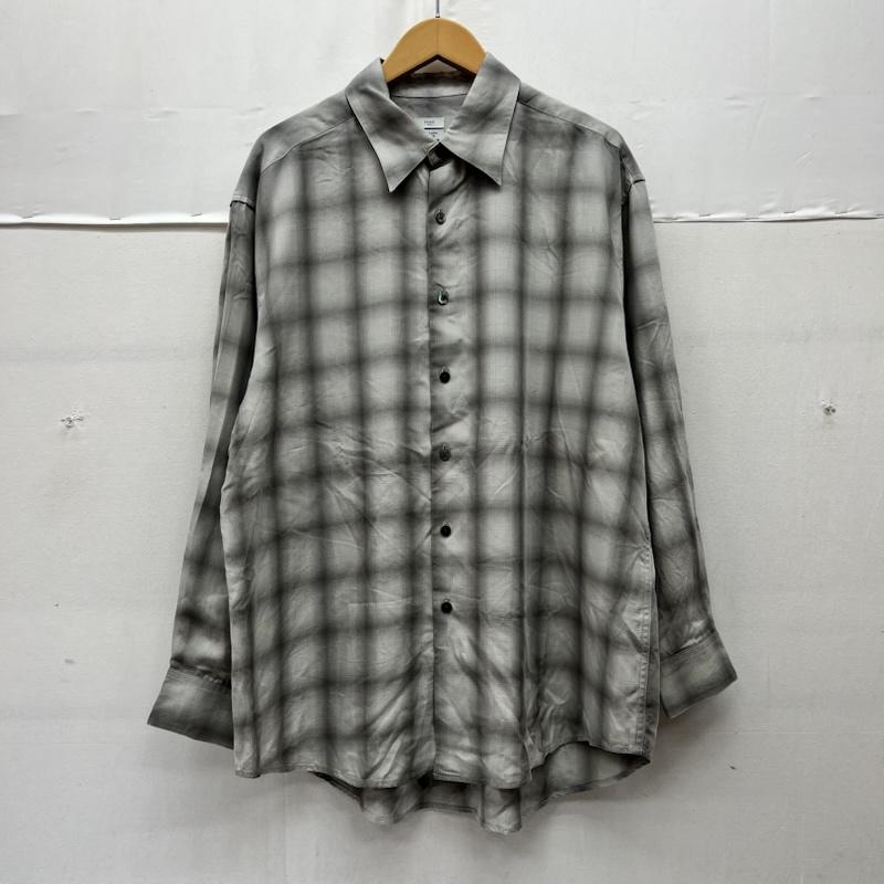 古着 USED シャツ、ブラウス 長袖 26SS YOKE ヨーク テンセル オンブレチェックシャツ 2 灰 / グレー / gray メンズ USED 古着 中古 50169299