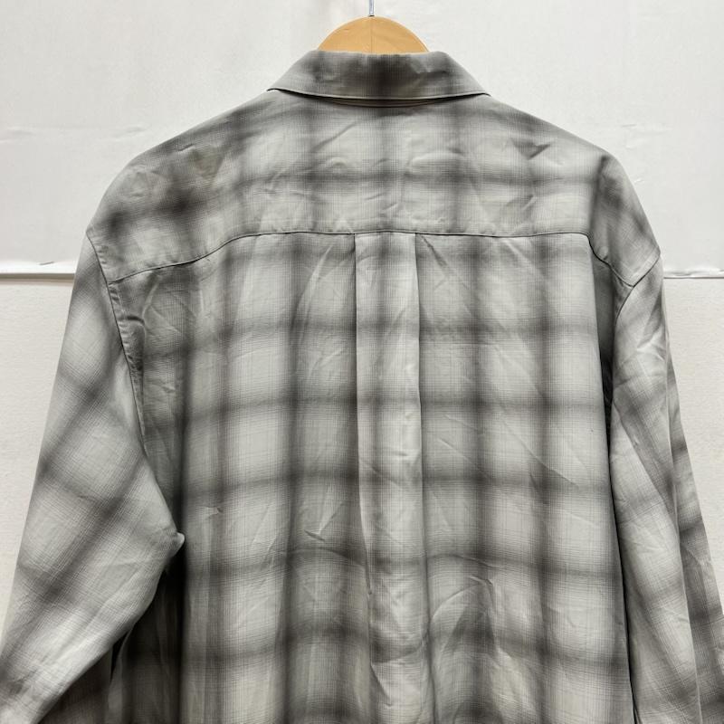 古着 USED シャツ、ブラウス 長袖 26SS YOKE ヨーク テンセル オンブレチェックシャツ 2 灰 / グレー / gray メンズ USED 古着 中古 50169299