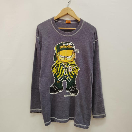 ＵＳＥＤ古着 USED/古着 Tシャツ 長袖 ガーフィールド ヴィンテージ ロンT - 紫 / パープル / purple メンズ USED 古着 中古 50169303