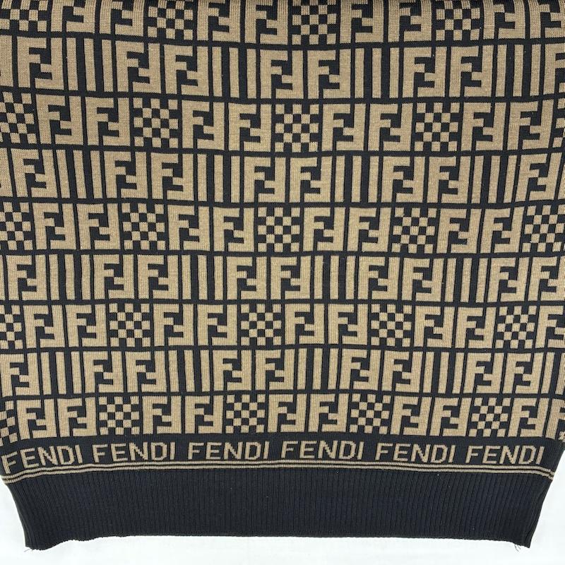 フェンディ FENDI ニット、セーター 長袖 OLD ARCHIVE ズッカ柄 FFロゴ クルーネック ニット セーター ヴィンテージ アーカイブ - レディース USED 古着 中古 50169304