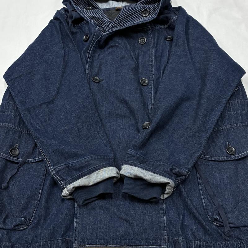 キャピタル KAPITAL ジャケット、上着 ジャンパー、ブルゾン 10oz デニム リング コート EK-1475LJA インディゴ ストライプ 2 メンズ USED 古着 中古 50169305