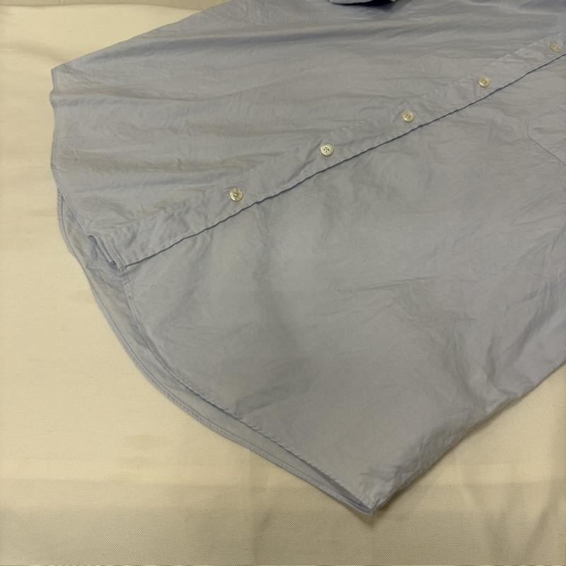 エルメス HERMES シャツ、ブラウス 半袖 コットン ボタンダウン 半袖 シャツ 40 水色 / ライトブルー / メンズ USED 古着 中古 50169309