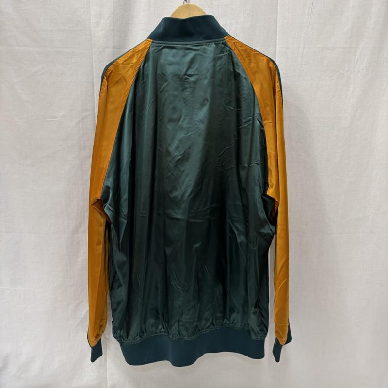 スワッガー SWAGGER ジャケット、上着 ジャンパー、ブルゾン サテン ジャケット スタジャン スカジャン XL 緑 / グリーン / green X 金 / ゴールド / gold color メンズ USED 古着 中古 50169312