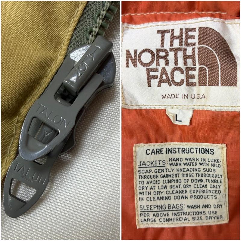ザノースフェイス THE NORTH FACE ジャケット、上着 ダウンジャケット 70s 80s 茶タグ ダウンジャケット USA製 L メンズ USED 古着 中古 50169313