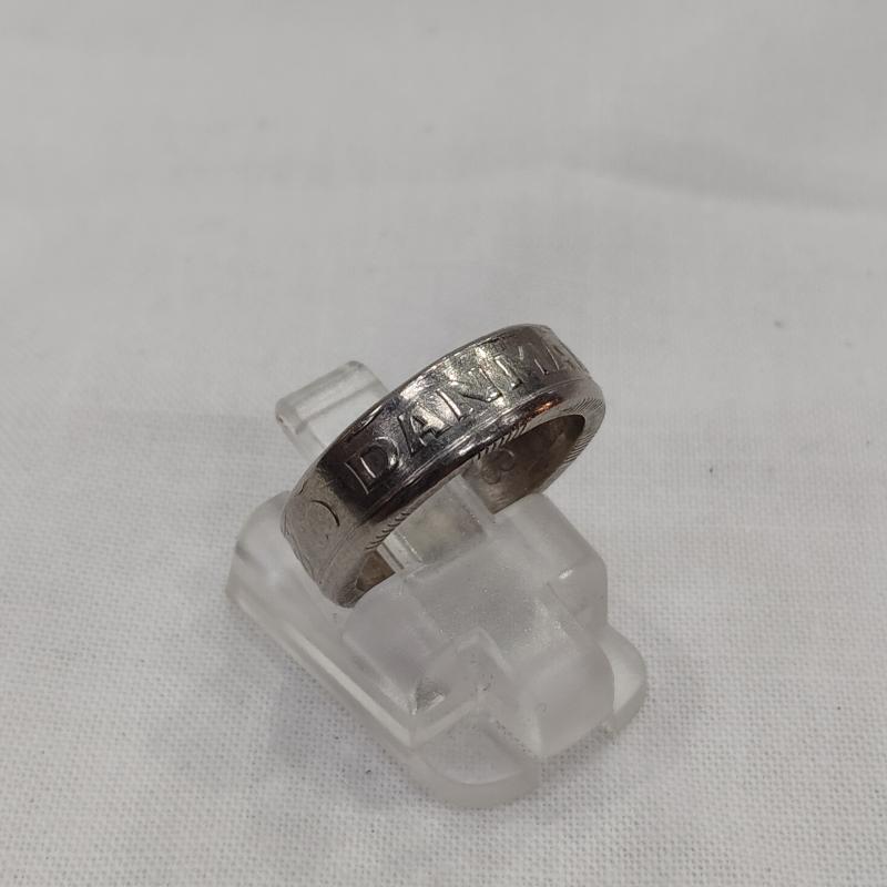 古着 USED アクセサリー 指輪 デンマーク 1クローネ 硬貨 リング 9号 - レディース USED 古着 中古 50169326