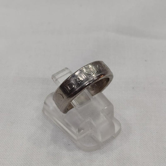 古着 USED アクセサリー 指輪 デンマーク 1クローネ 硬貨 リング 9号 - レディース USED 古着 中古 50169326