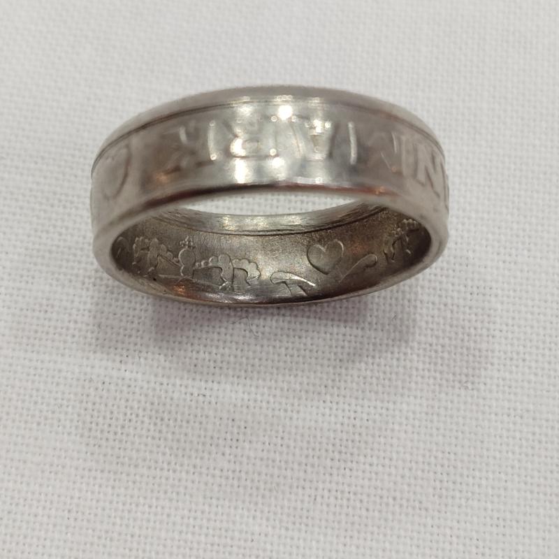 古着 USED アクセサリー 指輪 デンマーク 1クローネ 硬貨 リング 9号 - レディース USED 古着 中古 50169326