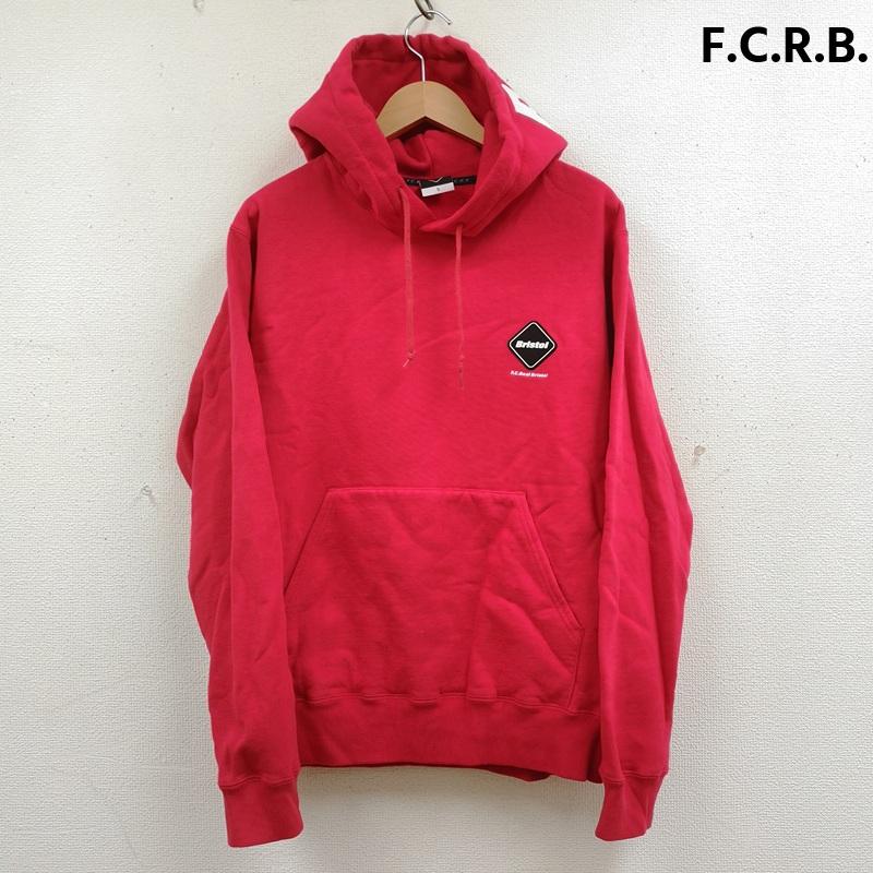 エフシーアールビー F.C.R.B. パーカー 長袖 F.C.R.B LOGO PULLOVER SWEAT HOODIE 裏起毛 パーカー FCRB-212031 S 赤 / レッド / red メンズ USED 古着 中古 50169327