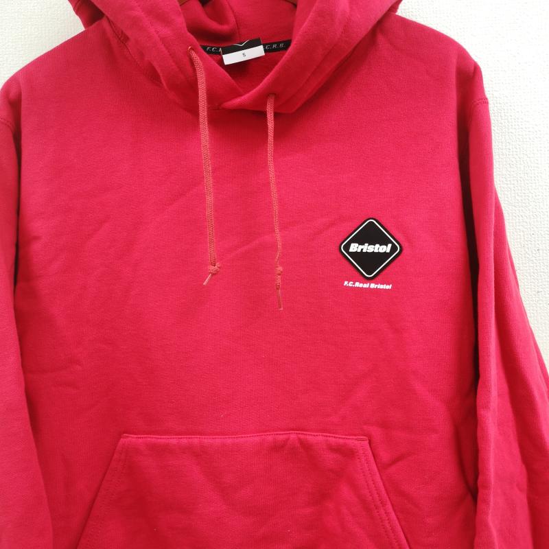 エフシーアールビー F.C.R.B. パーカー 長袖 F.C.R.B LOGO PULLOVER SWEAT HOODIE 裏起毛 パーカー FCRB-212031 S 赤 / レッド / red メンズ USED 古着 中古 50169327