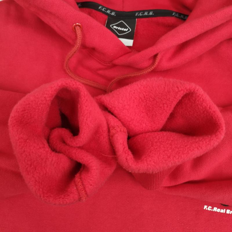 エフシーアールビー F.C.R.B. パーカー 長袖 F.C.R.B LOGO PULLOVER SWEAT HOODIE 裏起毛 パーカー FCRB-212031 S 赤 / レッド / red メンズ USED 古着 中古 50169327