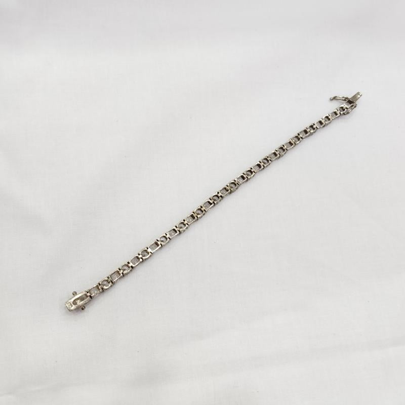 古着 USED アクセサリー ブレスレット、バングル テニス シルバー ブレスレット ジルコニア - メンズ USED 古着 中古 50169328
