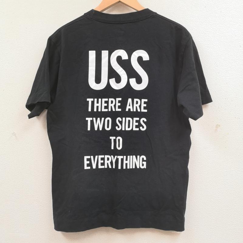 アベイシングエイプ A BATHING APE Tシャツ 半袖 日本製 USS ミリタリー バック ロゴ 半袖 Tシャツ S/S TEE M 黒 / ブラック / black メンズ USED 古着 中古 50169329