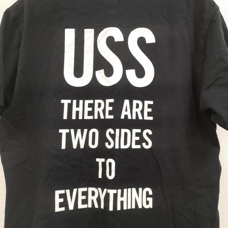 アベイシングエイプ A BATHING APE Tシャツ 半袖 日本製 USS ミリタリー バック ロゴ 半袖 Tシャツ S/S TEE M 黒 / ブラック / black メンズ USED 古着 中古 50169329