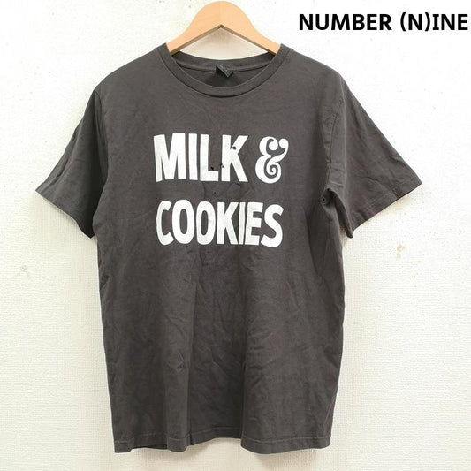 ナンバーナイン NUMBER (N)INE Tシャツ 半袖 MILK&COOKIES 半袖 Tシャツ S/S TEE 3 チャコールグレー / チャコールグレー / メンズ USED 古着 中古 50169333