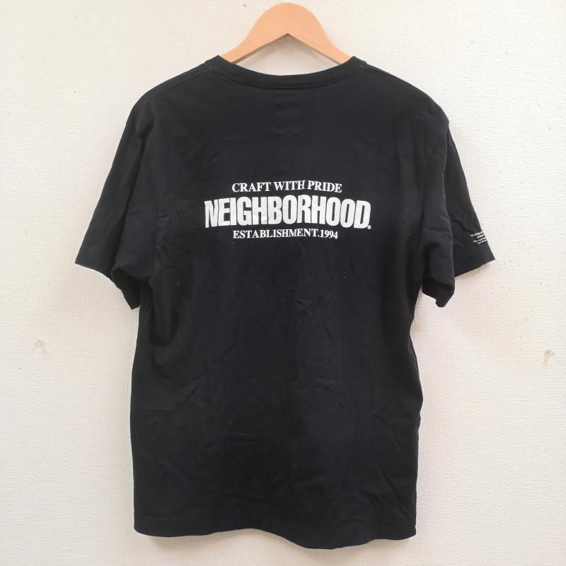 ネイバーフッド NEIGHBORHOOD Tシャツ 半袖 BUILT TO OUTLAST THEM ALL スカル プリント 半袖 Tシャツ S/S TEE 2 黒 / ブラック / black メンズ USED 古着 中古 50169336