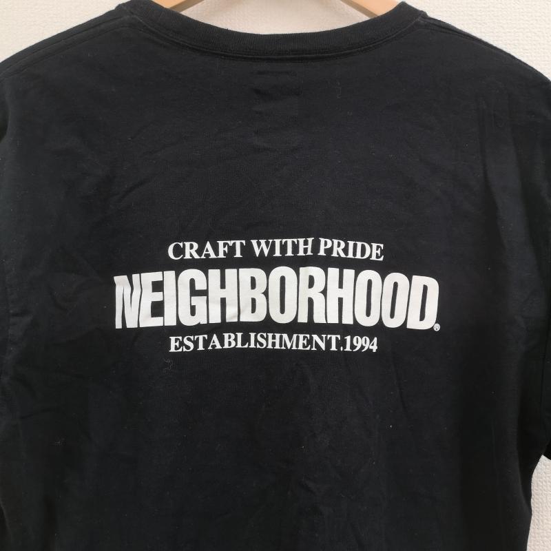 ネイバーフッド NEIGHBORHOOD Tシャツ 半袖 BUILT TO OUTLAST THEM ALL スカル プリント 半袖 Tシャツ S/S TEE 2 黒 / ブラック / black メンズ USED 古着 中古 50169336