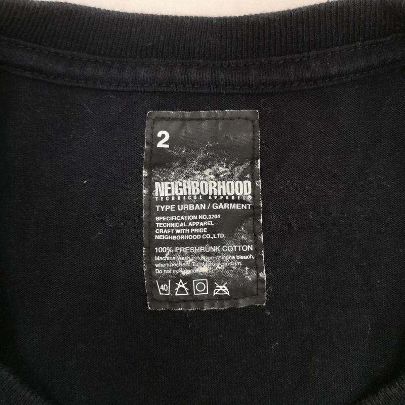 ネイバーフッド NEIGHBORHOOD Tシャツ 半袖 BUILT TO OUTLAST THEM ALL スカル プリント 半袖 Tシャツ S/S TEE 2 黒 / ブラック / black メンズ USED 古着 中古 50169336