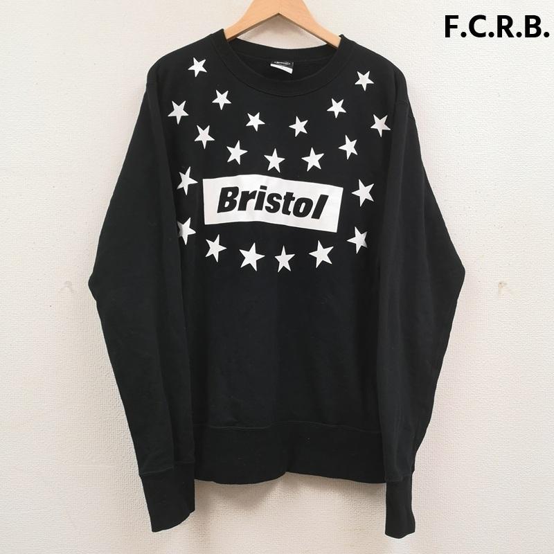エフシーアールビー F.C.R.B. トレーナー 長袖 17SS STAR BOX LOGO CREW NECK SWEAT クルーネック スウェットトレーナー FCRB-170056 S 黒 / ブラック / black メンズ USED 古着 中古 50169337