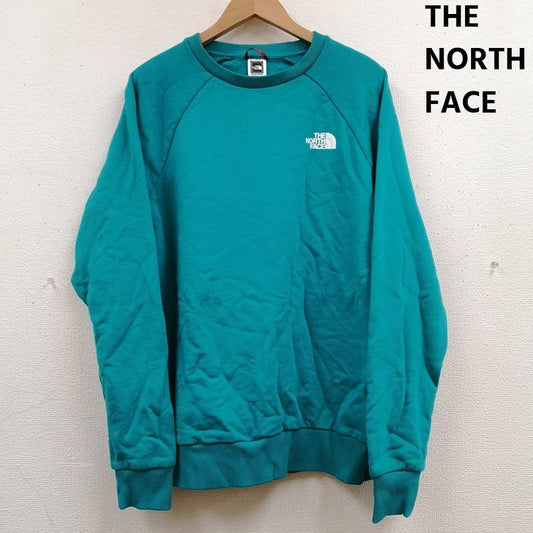 ザノースフェイス THE NORTH FACE トレーナー 長袖 RAGLAN REDBOX クルーネック スウェット 裏起毛 トレーナー L 水色 / ライトブルー / メンズ USED 古着 中古 50169349