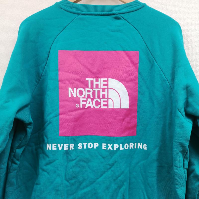 ザノースフェイス THE NORTH FACE トレーナー 長袖 RAGLAN REDBOX クルーネック スウェット 裏起毛 トレーナー L 水色 / ライトブルー / メンズ USED 古着 中古 50169349
