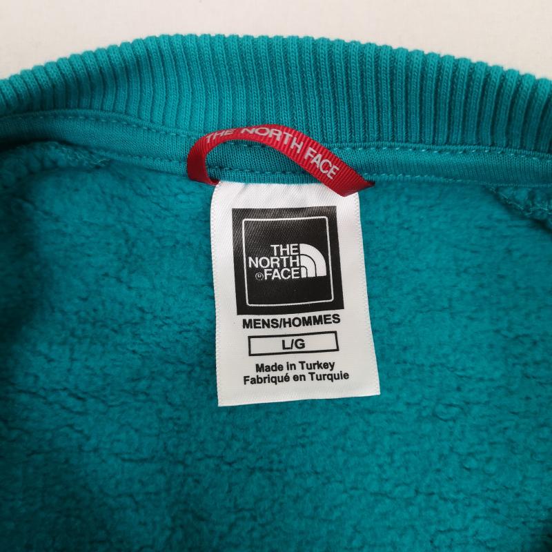 ザノースフェイス THE NORTH FACE トレーナー 長袖 RAGLAN REDBOX クルーネック スウェット 裏起毛 トレーナー L 水色 / ライトブルー / メンズ USED 古着 中古 50169349