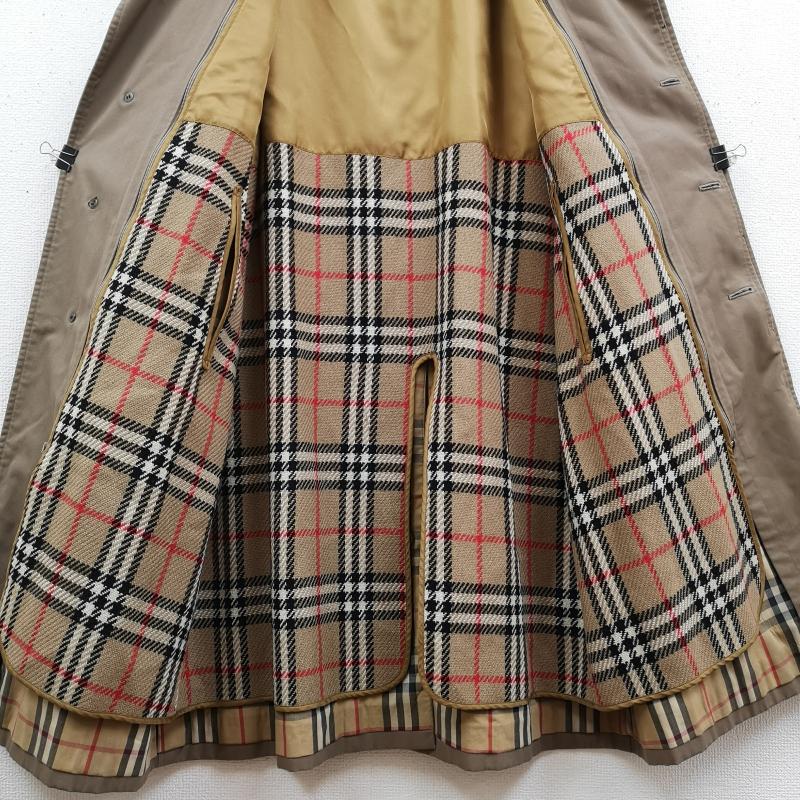 バーバリーズ BURBERRYS コート コート一般 ノバチェック ライナー付き ステンカラー コート - ベージュ / ベージュ / beige メンズ USED 古着 中古 50169351