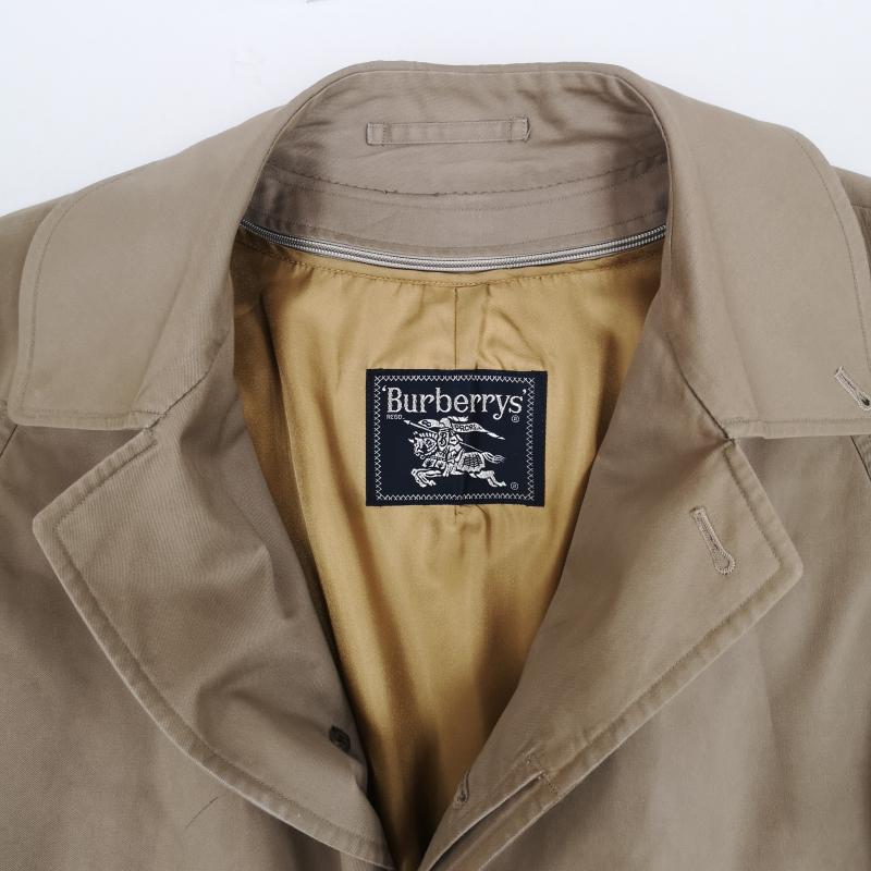 バーバリーズ BURBERRYS コート コート一般 ノバチェック ライナー付き ステンカラー コート - ベージュ / ベージュ / beige メンズ USED 古着 中古 50169351