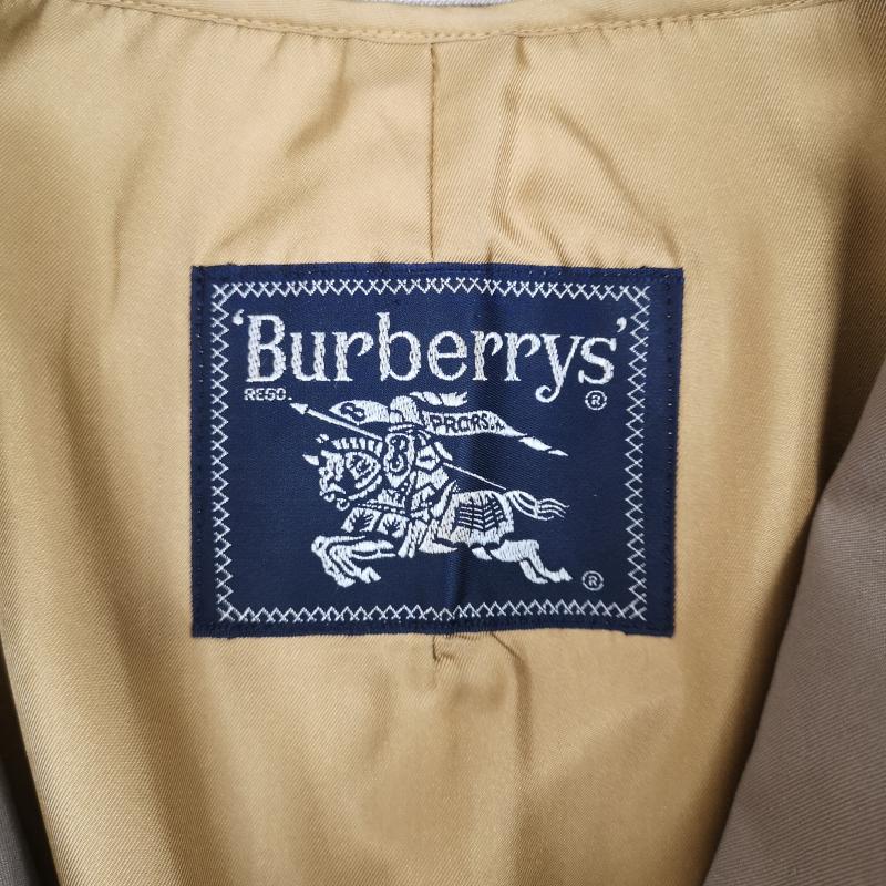バーバリーズ BURBERRYS コート コート一般 ノバチェック ライナー付き ステンカラー コート - ベージュ / ベージュ / beige メンズ USED 古着 中古 50169351