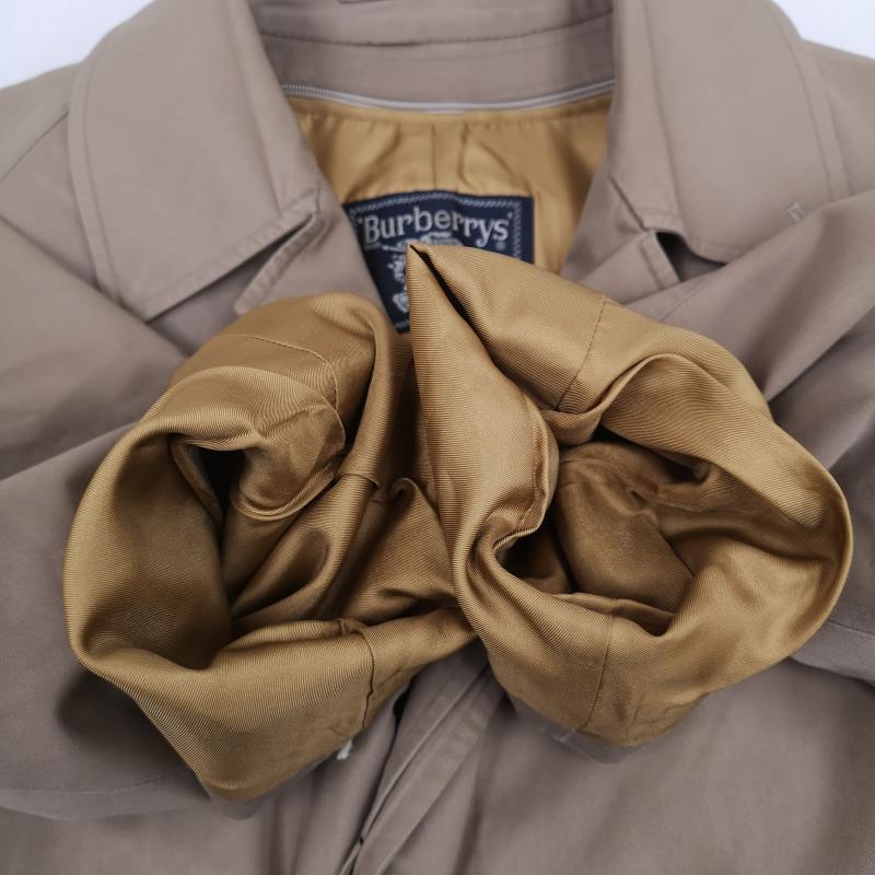 バーバリーズ BURBERRYS コート コート一般 ノバチェック ライナー付き ステンカラー コート - ベージュ / ベージュ / beige メンズ USED 古着 中古 50169351