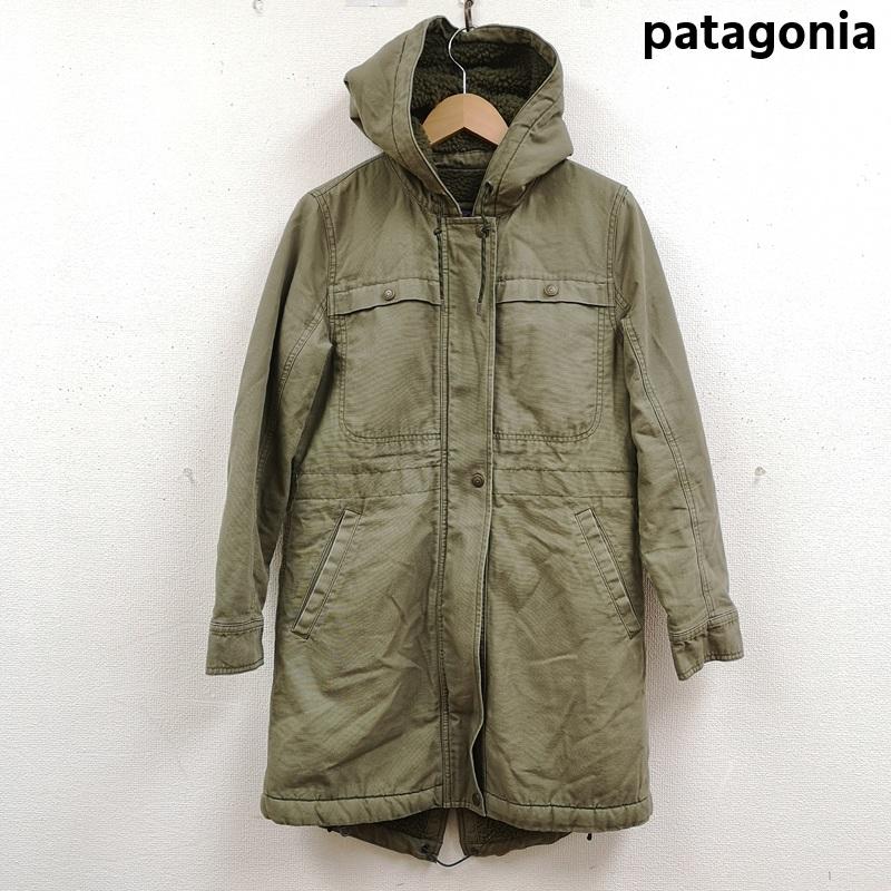 パタゴニア patagonia コート コート一般 インサレーテッド プレーリー ドーン パーカ モッズコート ミリタリー ジャケット 28291 XS カーキ / カーキ / khaki レディース USED 古着 中古 50169352