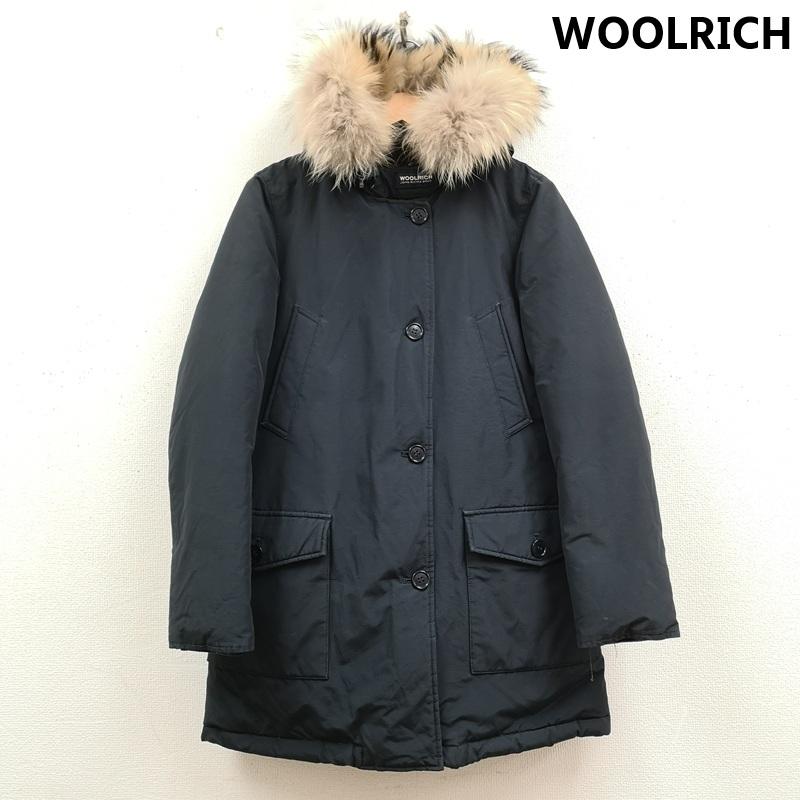ウールリッチ WOOLRICH ジャケット、上着 ダウンジャケット アークティック パーカ ファー付き ダウン ジャケット 1602176 S 紺 / ネイビー / navy メンズ USED 古着 中古 50169353