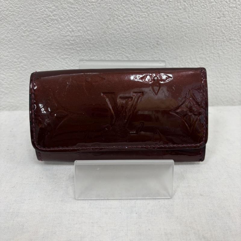 ルイヴィトン LOUIS VUITTON キーケース キーケース ミュルティクレ モノグラム ヴェルニ エナメル キーケース - ロゴ、文字 えんじ / ワインレッド / dark red レディース USED 古着 中古 50169355