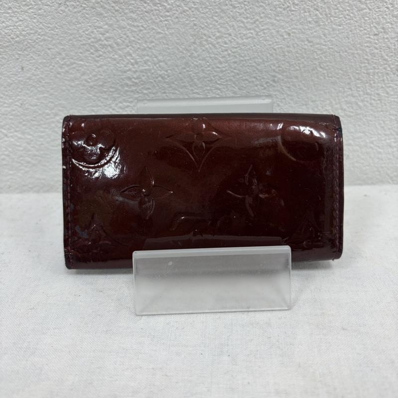 ルイヴィトン LOUIS VUITTON キーケース キーケース ミュルティクレ モノグラム ヴェルニ エナメル キーケース - ロゴ、文字 えんじ / ワインレッド / dark red レディース USED 古着 中古 50169355