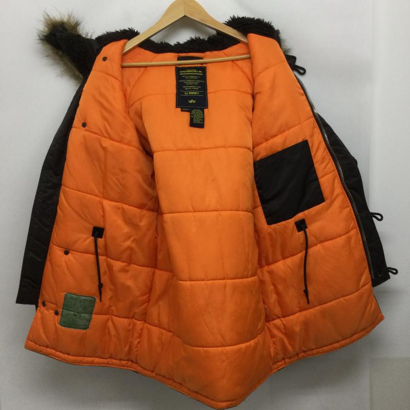 アルファ インダストリー Alpha Industries ジャケット、上着 フライトジャケット ALPHA INDUSTRIES アルファインダストリーズ N-3B フライトジャケット ミリタリージャケット S 無地 茶 / ブラウン / brown メンズ USED 古着 中古 50169358