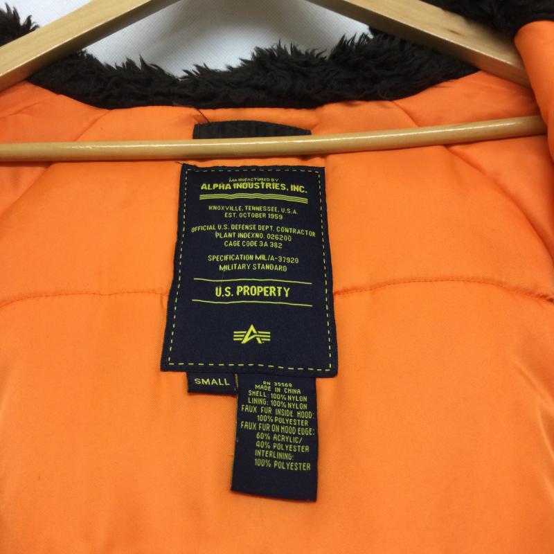 アルファ インダストリー Alpha Industries ジャケット、上着 フライトジャケット ALPHA INDUSTRIES アルファインダストリーズ N-3B フライトジャケット ミリタリージャケット S 無地 茶 / ブラウン / brown メンズ USED 古着 中古 50169358