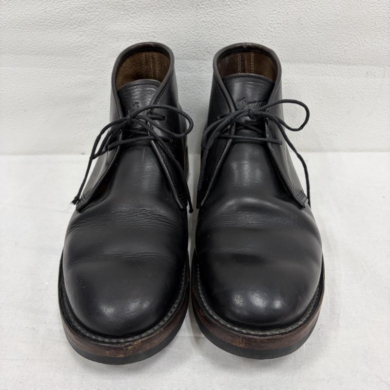 ダナー Danner ブーツ ブーティ ANTIGO チャッカブーツ D1806 レザー ワーク 27.0cm US：9 ワンポイント X ロゴ、文字 黒 / ブラック / black メンズ USED 古着 中古 50169359
