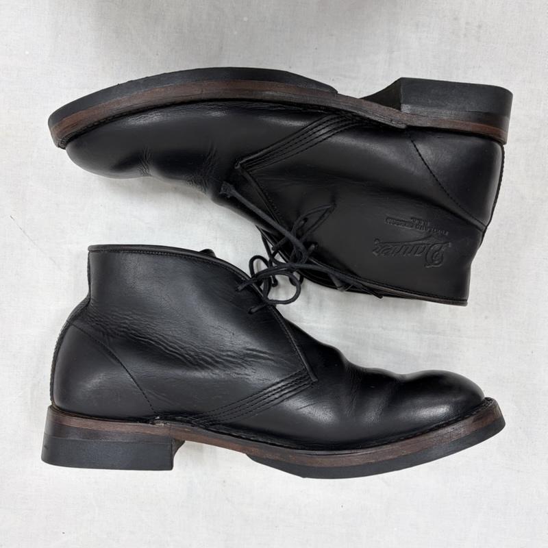 ダナー Danner ブーツ ブーティ ANTIGO チャッカブーツ D1806 レザー ワーク 27.0cm US：9 ワンポイント X ロゴ、文字 黒 / ブラック / black メンズ USED 古着 中古 50169359