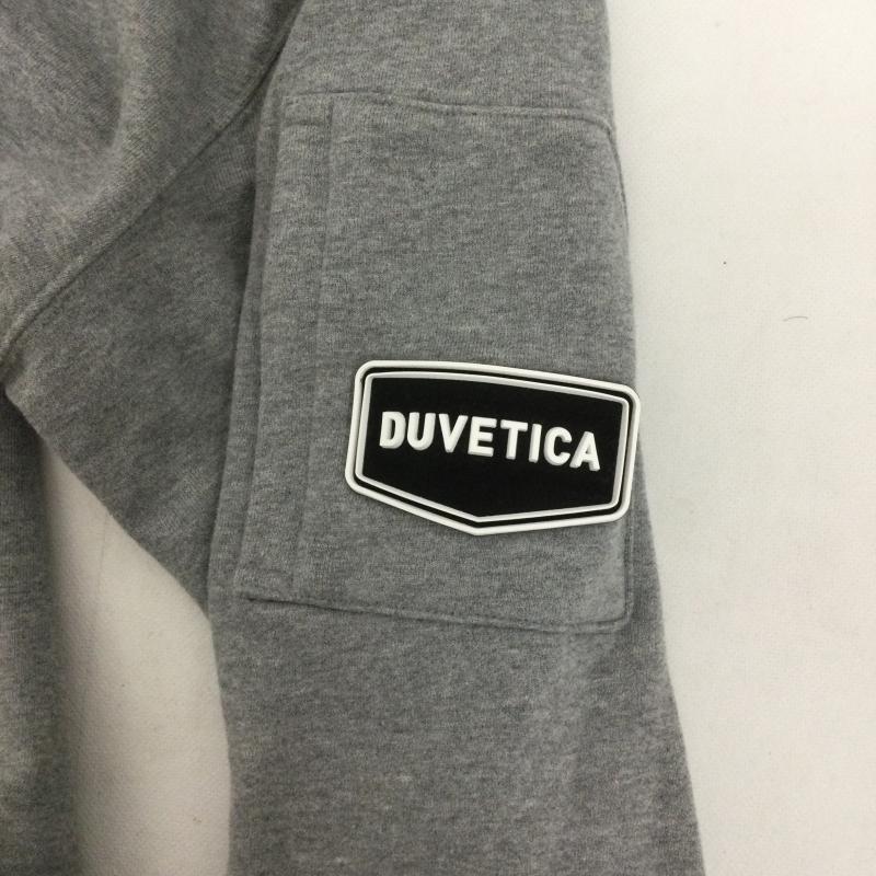 デュベティカ DUVETICA トレーナー 長袖 Duvetica スウェット VXMT09114 メンズ 長袖 コットン クルーネック ロゴ トレーナー L 無地 灰 / グレー / gray メンズ USED 古着 中古 50169360